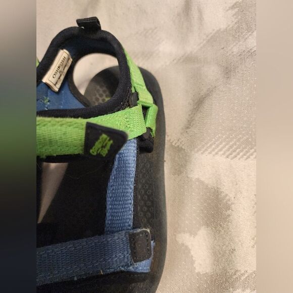 Boys 10T Velcro Sandals Blue Green. Cute functional.  Like New‎ - Picture 6 of 6